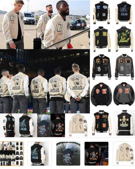 off white varsitys - CNFans Spreadsheet catalog entry