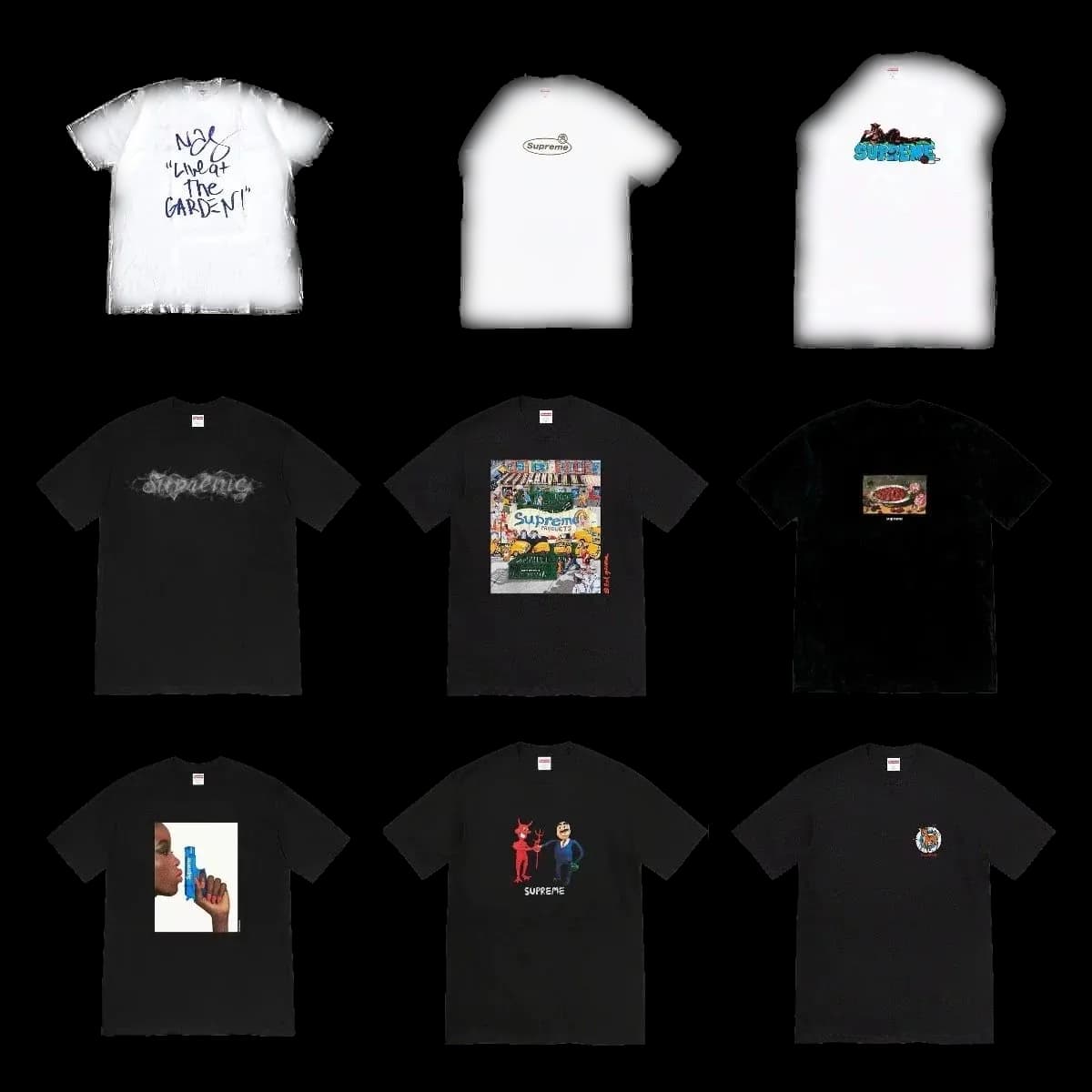 Supreme T-Shirts - CNFans Spreadsheet catalog entry