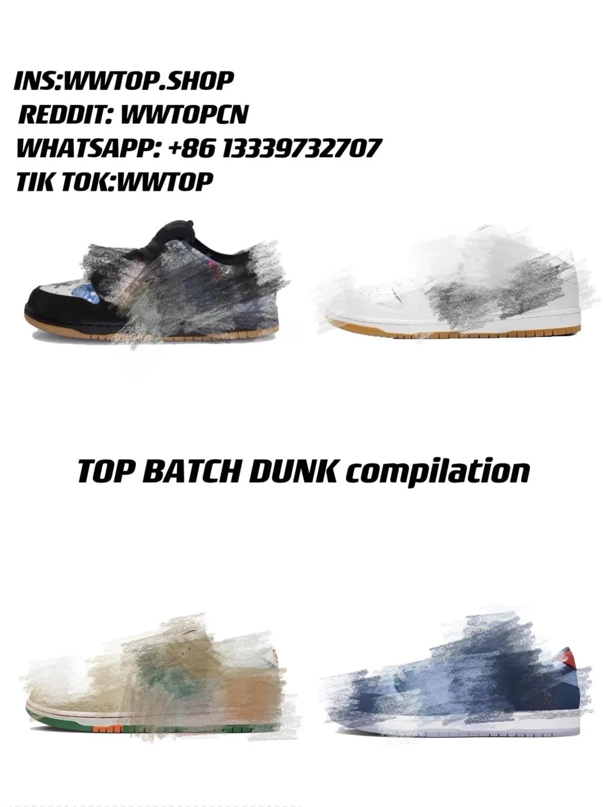 Top batch dunks alternative colors - CNFans Spreadsheet catalog entry