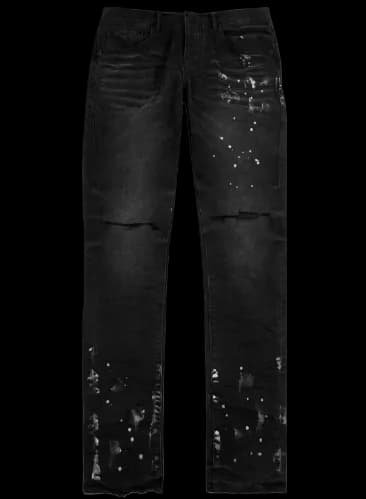 PURPLE WHITE PAINT JEANS - CNFans Spreadsheet catalog entry