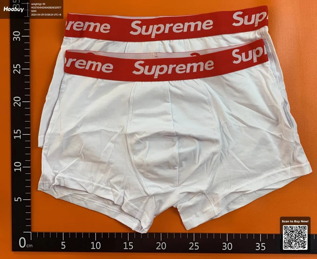 Supreme underwear - CNFans Spreadsheet catalog entry
