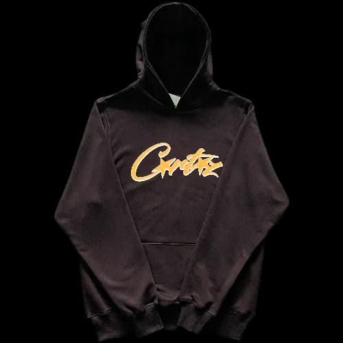 CORTEIZ HOODIE BLACK-ORANGE - CNFans Spreadsheet catalog entry