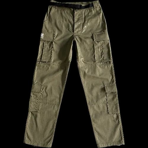 corteiz pants cargo military green logo - CNFans Spreadsheet catalog entry