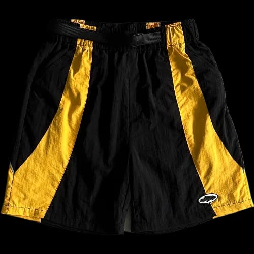 corteiz shorts Alcatraz Sun & Rain -Black & Yellow - CNFans Spreadsheet catalog entry