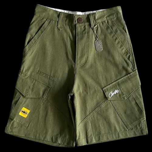 corteiz shorts cargo Slant pocket green - CNFans Spreadsheet catalog entry