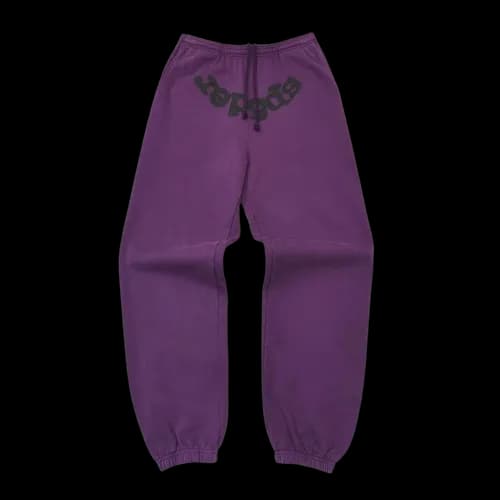 Sp5der Purple Sweatpants - CNFans Spreadsheet catalog entry