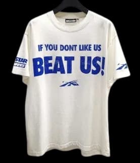 Hellstars Blue Beat Us Tee - CNFans Spreadsheet catalog entry