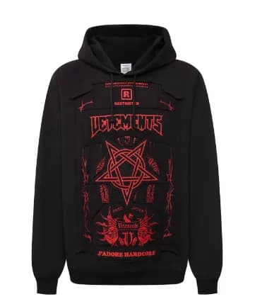 Vetements hardcore hoodie - CNFans Spreadsheet catalog entry