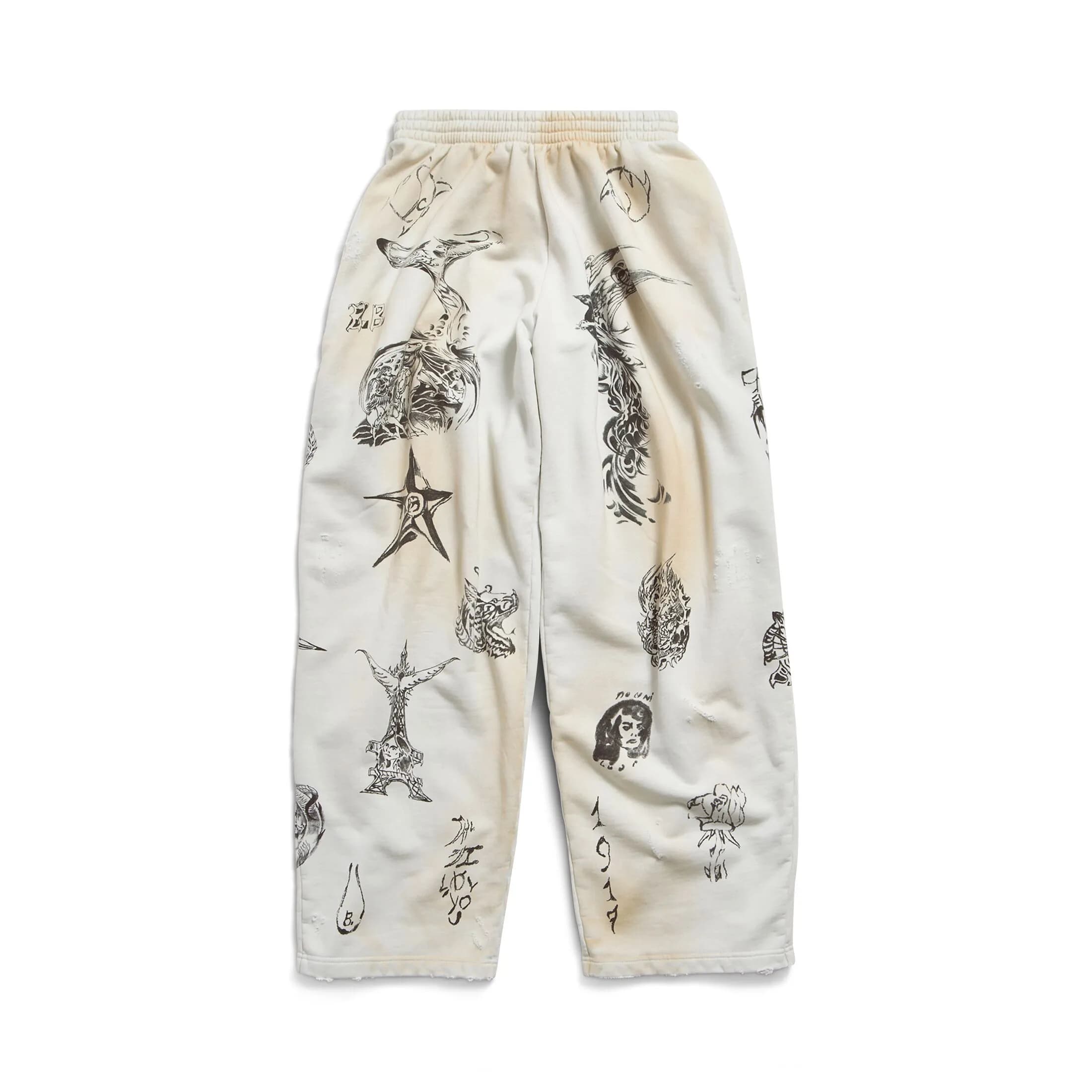 Balenciaga Tattoo Sweatpants (2 Styles) - CNFans Spreadsheet catalog entry