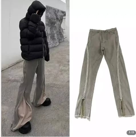 Rick Owens white bolan banana pants - CNFans Spreadsheet catalog entry