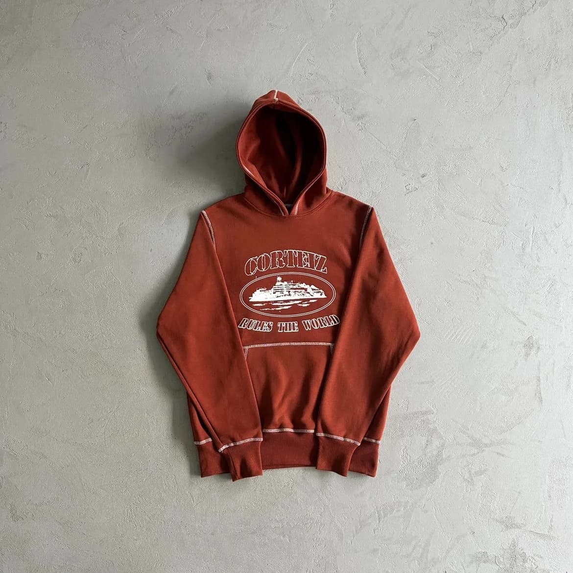CORTEIZ KAPUZENPULLOVER BRAUN - CNFans Spreadsheet catalog entry