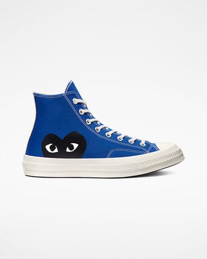 Converse Chuck Taylor All Star 70 Hi Comme des Garcons PLAY Blue Quartz - CNFans Spreadsheet catalog entry