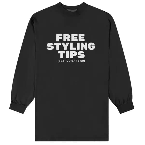 Balenciaga Free Styling Tips Longsleeve - CNFans Spreadsheet catalog entry