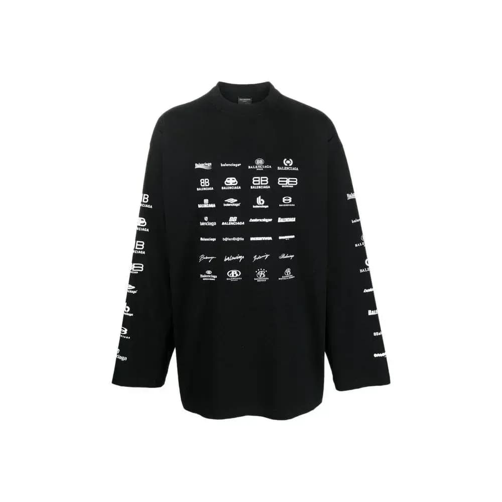 Balenciaga Longsleeve Logos Tee - CNFans Spreadsheet catalog entry