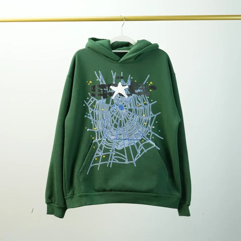 Sp5der Web Hoodie Hunter Green - CNFans Spreadsheet catalog entry
