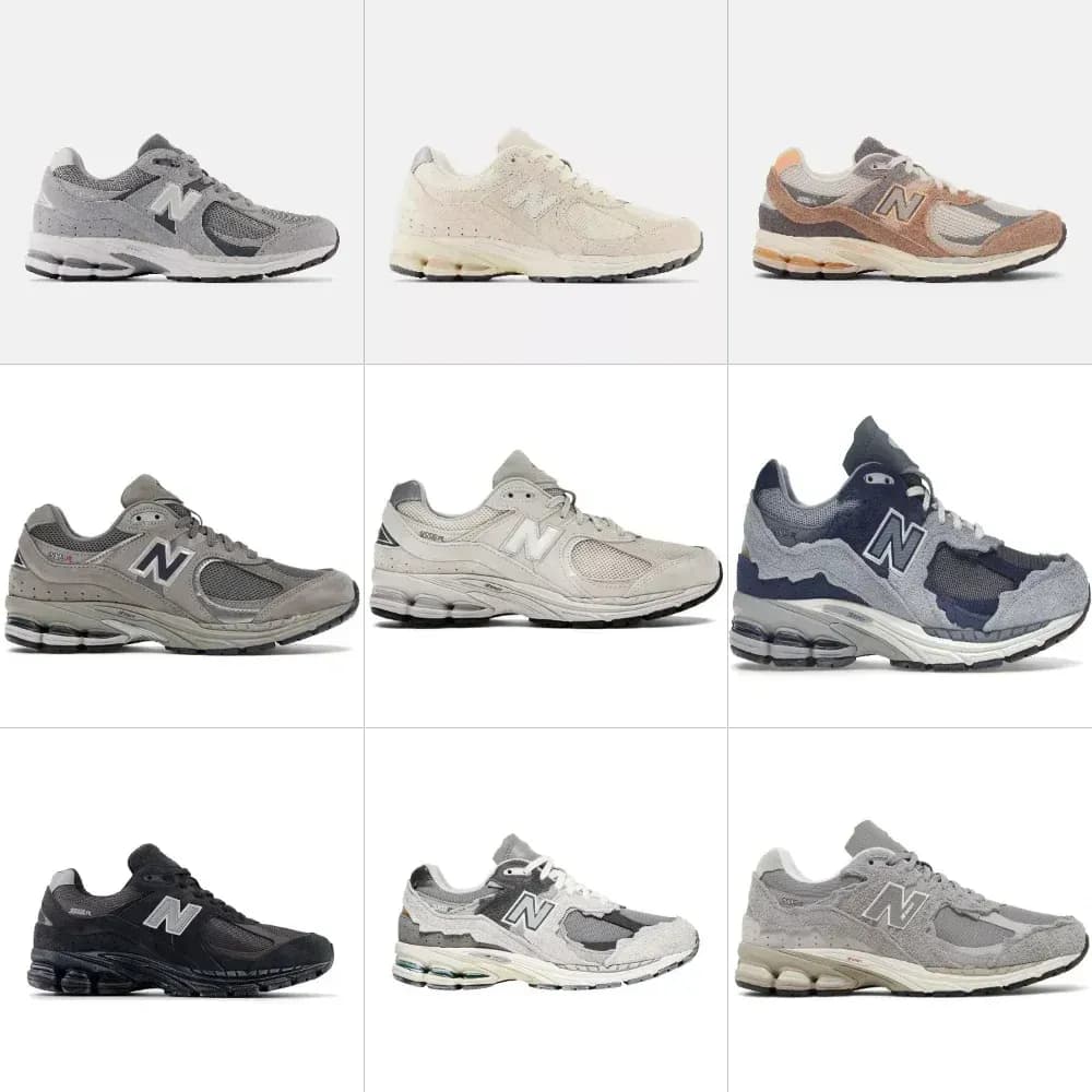 New Balance 2002R (9+ Colorways) - CNFans Spreadsheet catalog entry