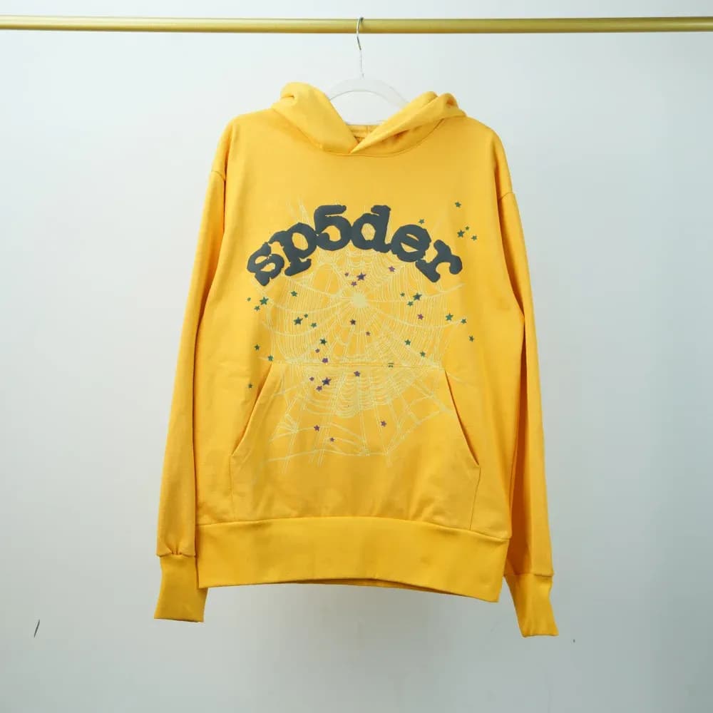 SP5DER LOGO HOODIE YELLOW - CNFans Spreadsheet catalog entry