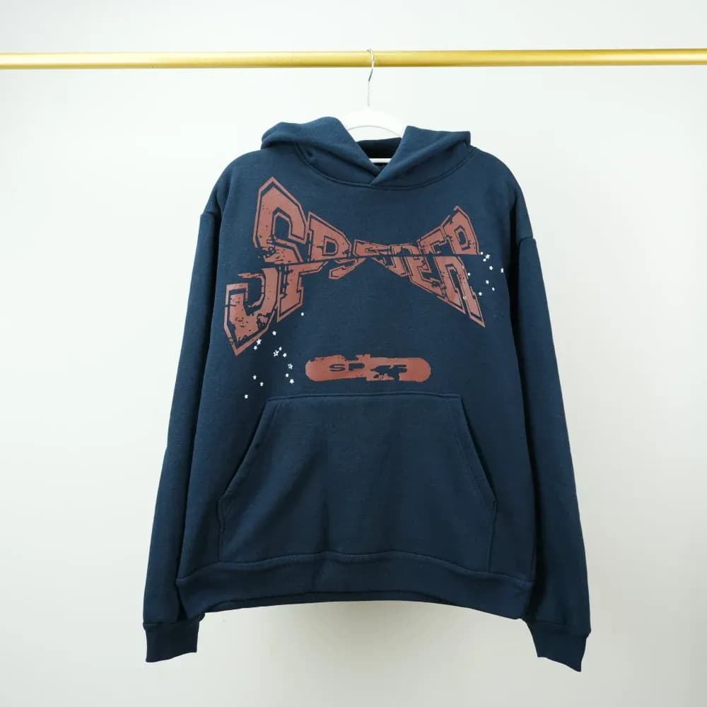 Sp5der Adult Sweatshirt Navy - CNFans Spreadsheet catalog entry