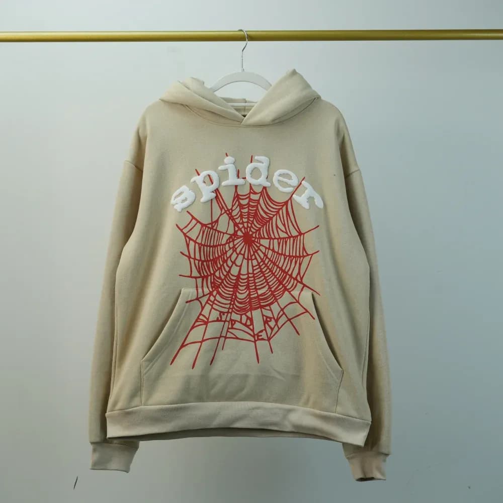 SP5DER WEB HOODIE CREAM - CNFans Spreadsheet catalog entry