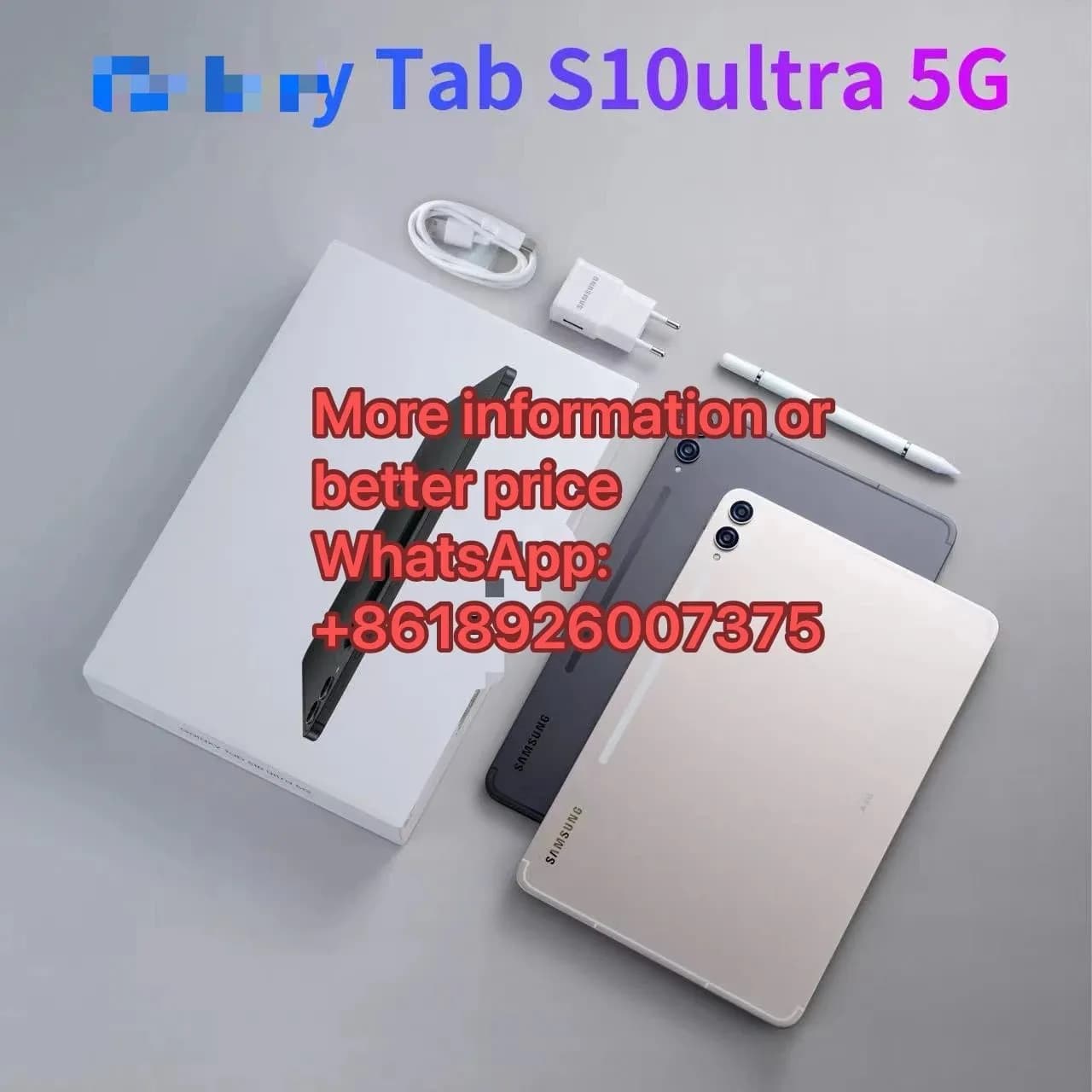 新款平板S10 ultra tab。爆款，非质量问题不支持无理由退货。 (10) - CNFans Spreadsheet catalog entry