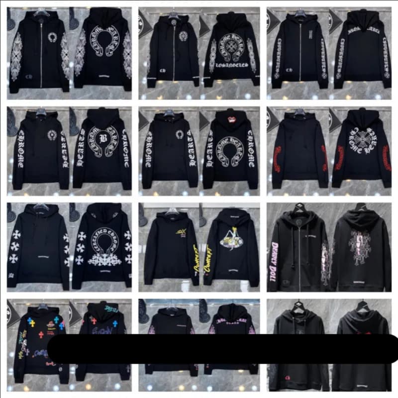 现货实拍潮牌十字架连帽卫衣宽松男女拉链帽衫 (69) - CNFans Spreadsheet catalog entry