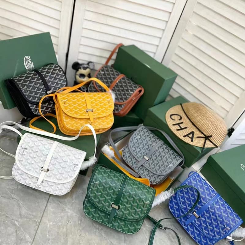 2024新款Goyard狗牙戈雅hobo腋下男女情侣马鞍包单肩斜挎邮差包包 - CNFans Spreadsheet catalog entry