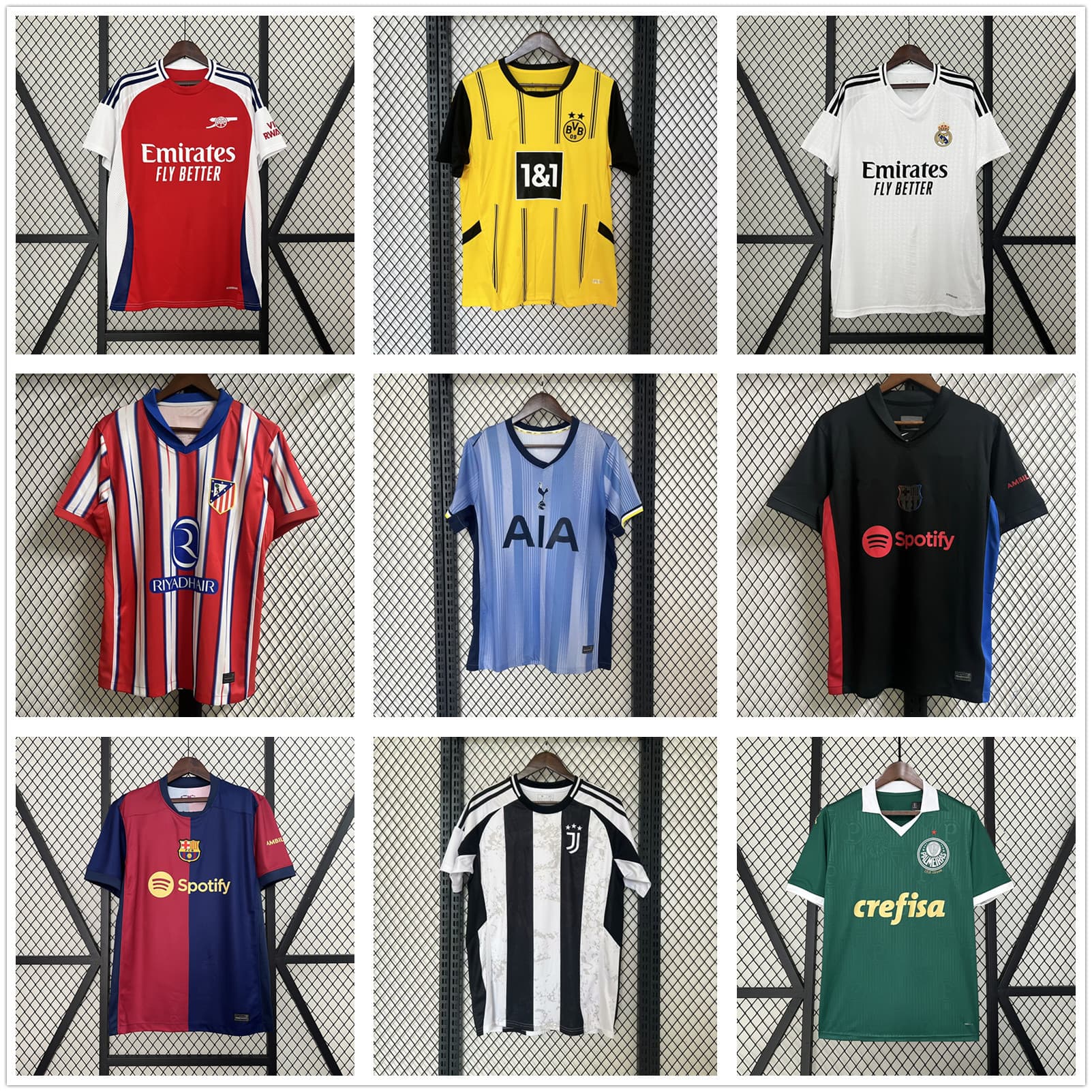 2425 League Club AC Manchester City Barcelona Paris Tottenham Dortmund Palmeiras Home and Away Thai Edition Tops - CNFans Spreadsheet catalog entry