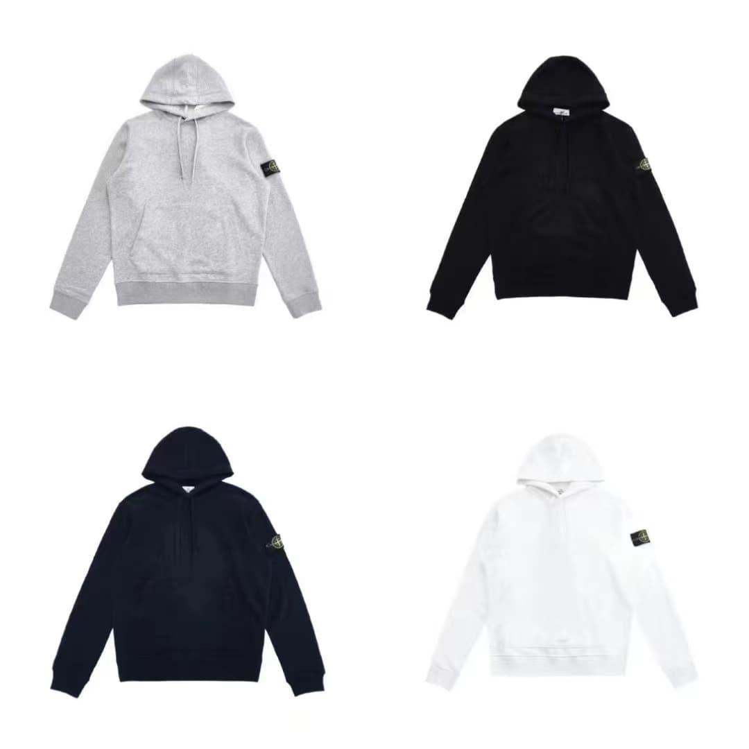 High-end STON 20SS stone compass badge basic functional men and women hooded jacket sweatshirt cross-border e-commerce - CNFans Spreadsheet catalog entry