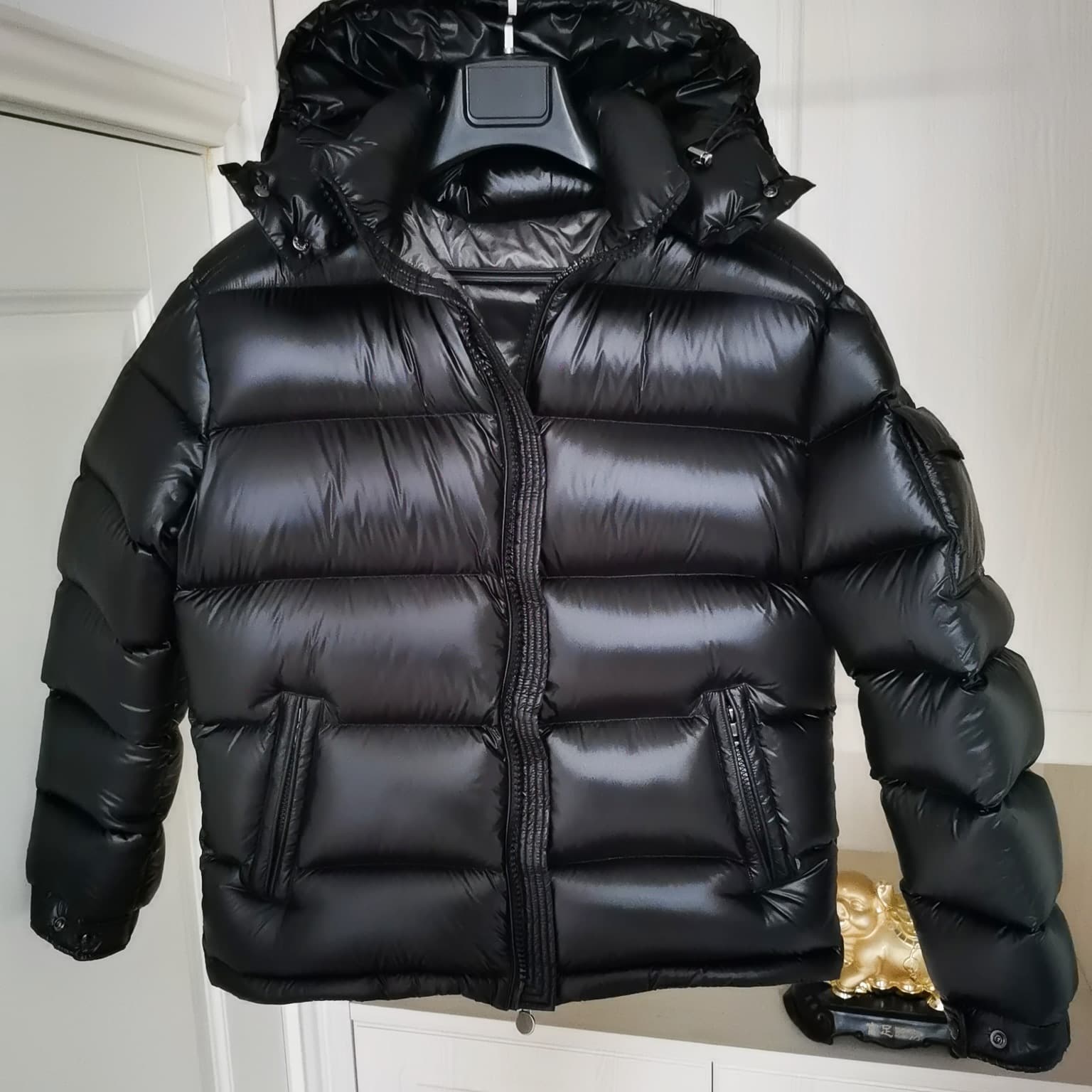 M Mengjia simple men's casual down jacket couple's black down jacket face - CNFans Spreadsheet catalog entry