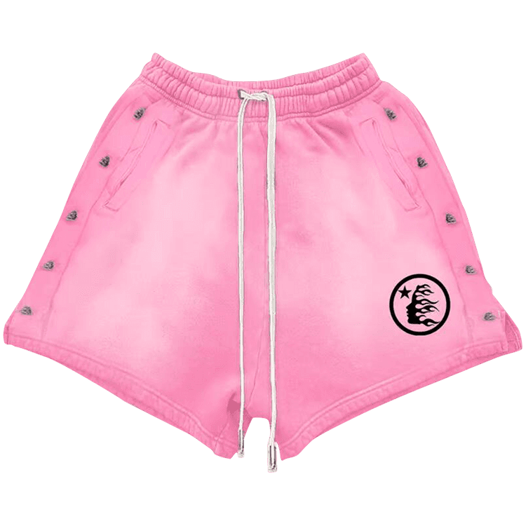 Hellstar Snap Sweatshorts Shorts Pink - CNFans Spreadsheet catalog entry