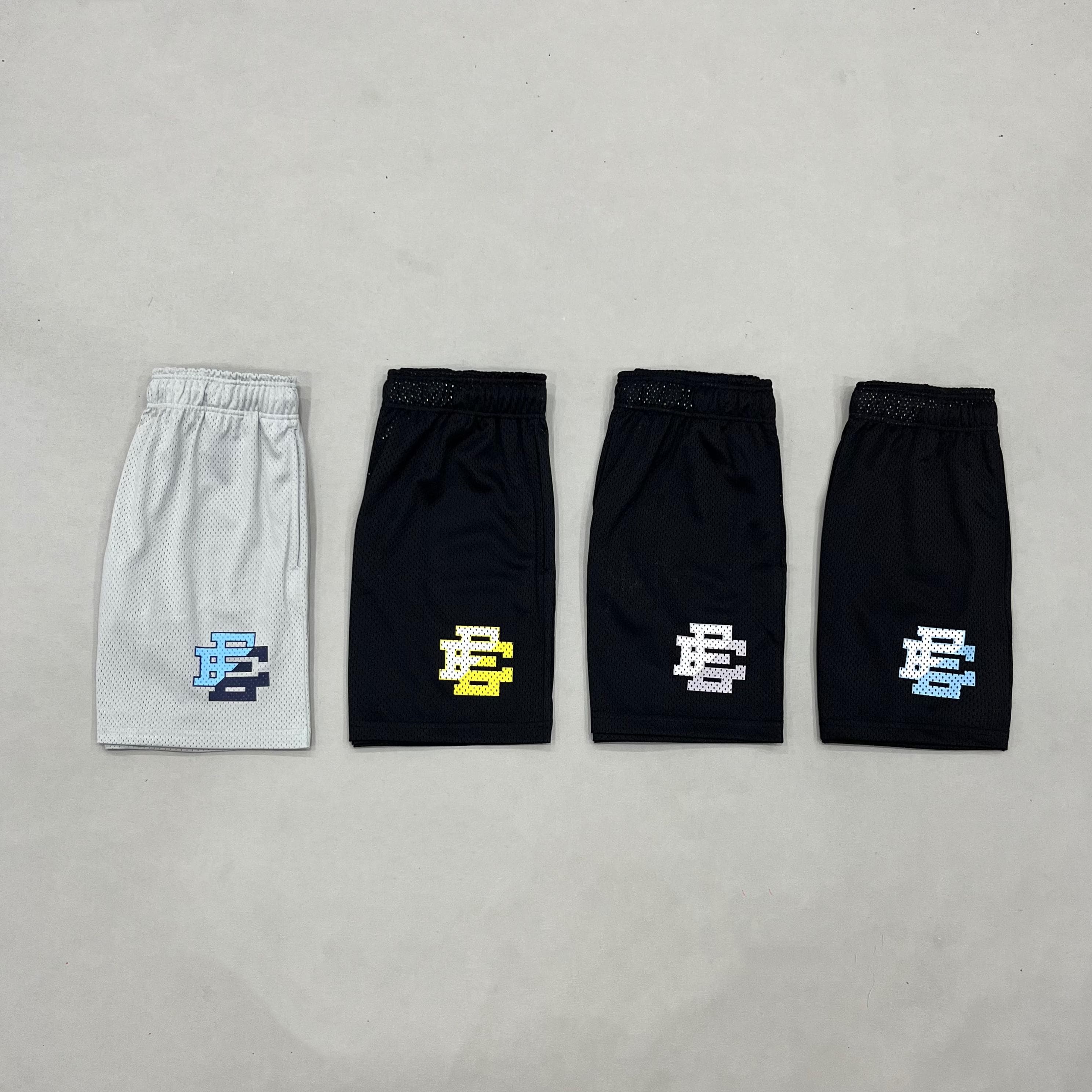 EE Basic Short (Black/Baby Blue Split) - CNFans Spreadsheet catalog entry