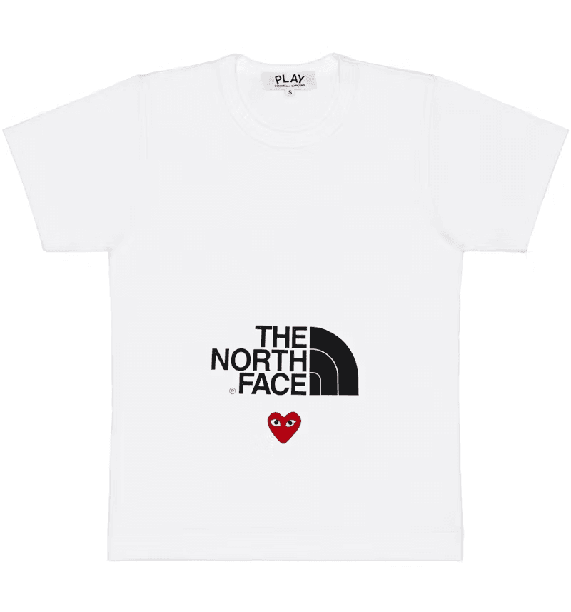 CDG x The North Face Tee - CNFans Spreadsheet catalog entry