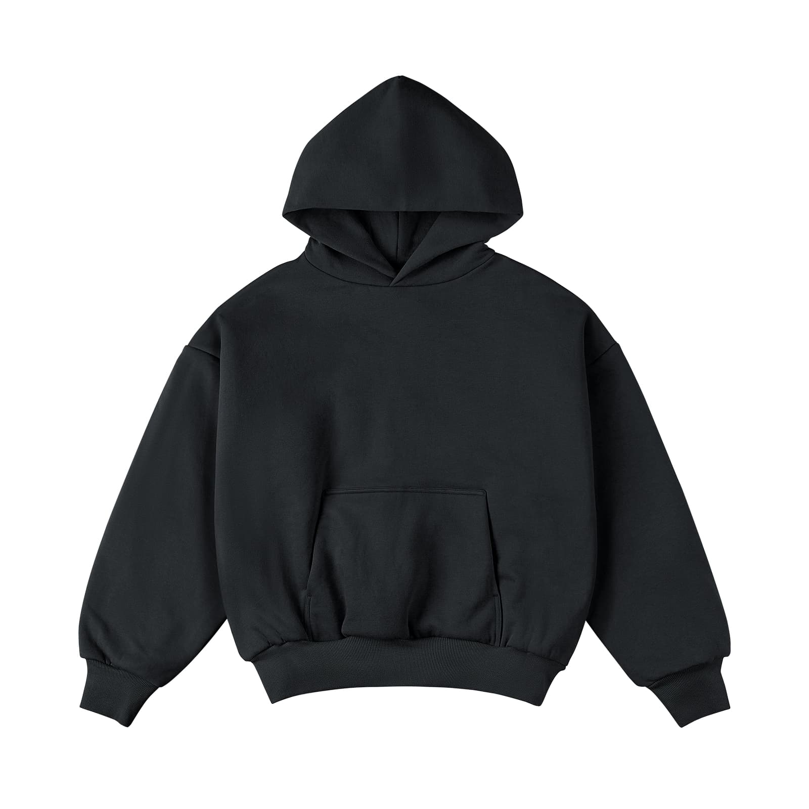 IDLT 400gX2 heavy double-layer profile short hoodie thickened drop-shoulder sweater trendy big talker Street men and women ins - CNFans Spreadsheet catalog entry