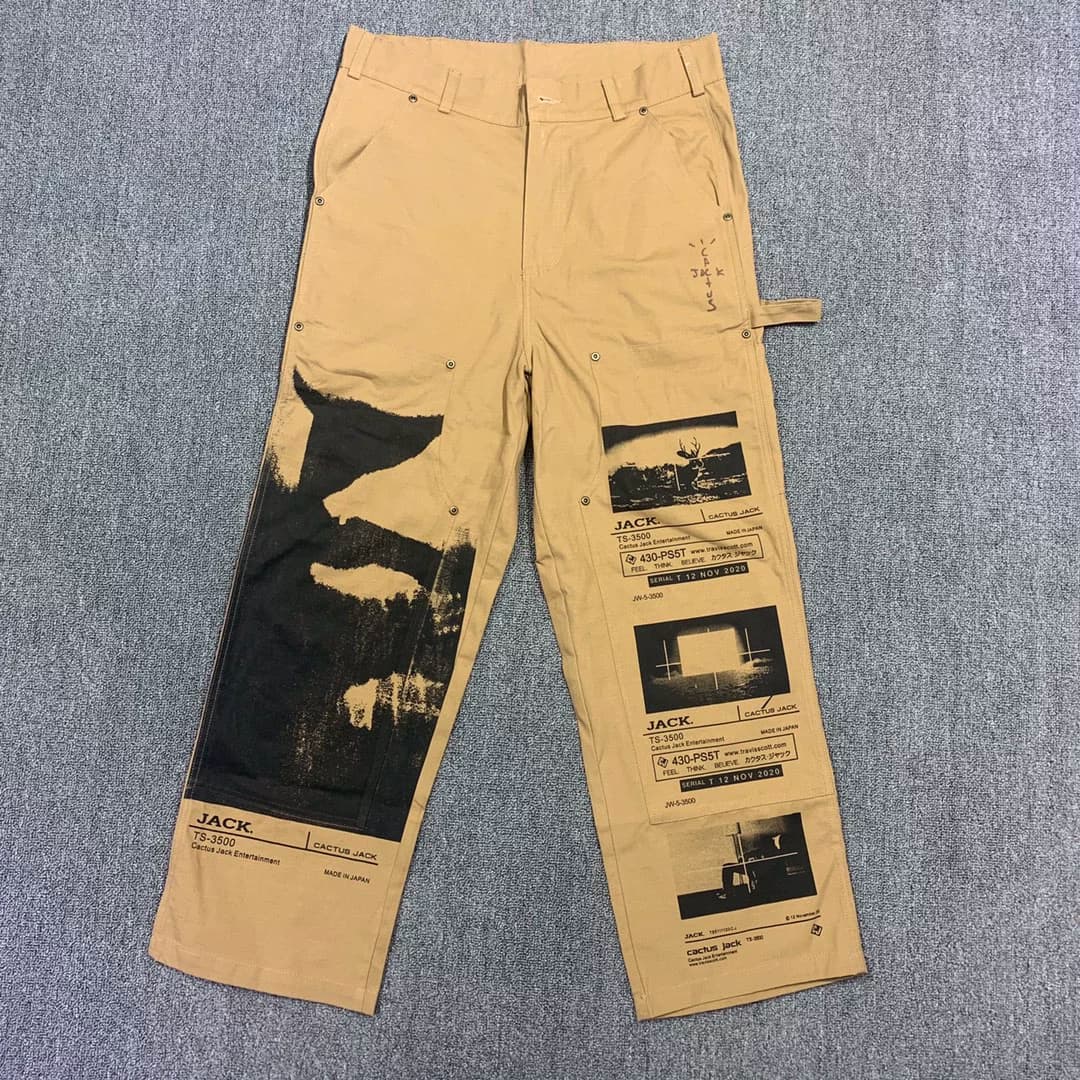 Travis Scott Cactus Jack PS System Work Pants - CNFans Spreadsheet catalog entry