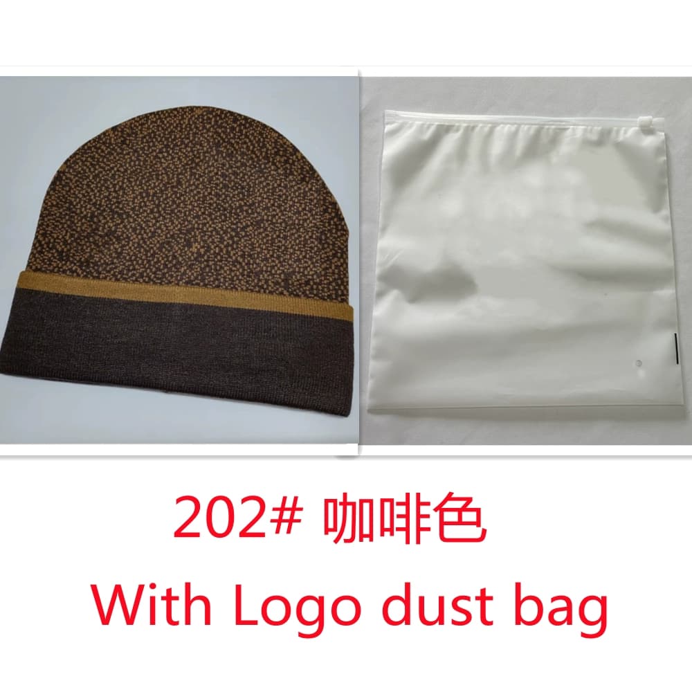 202# Foreign Trade hat men's and women's winter all-matching woolen cap black knitted hat women's outdoor keep warm closed toe beanie hat tide - CNFans Spreadsheet catalog entry