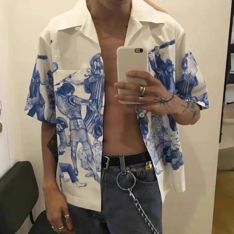 Welfare self-produced correct alignment version of the gods impossible true love shirt short sleeve shirt - CNFans Spreadsheet catalog entry