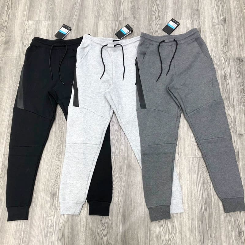 805 spot spring and autumn men's new wear-resistant laminated zipper air layer cotton sports pants leggings casual trousers 163 - CNFans Spreadsheet catalog entry