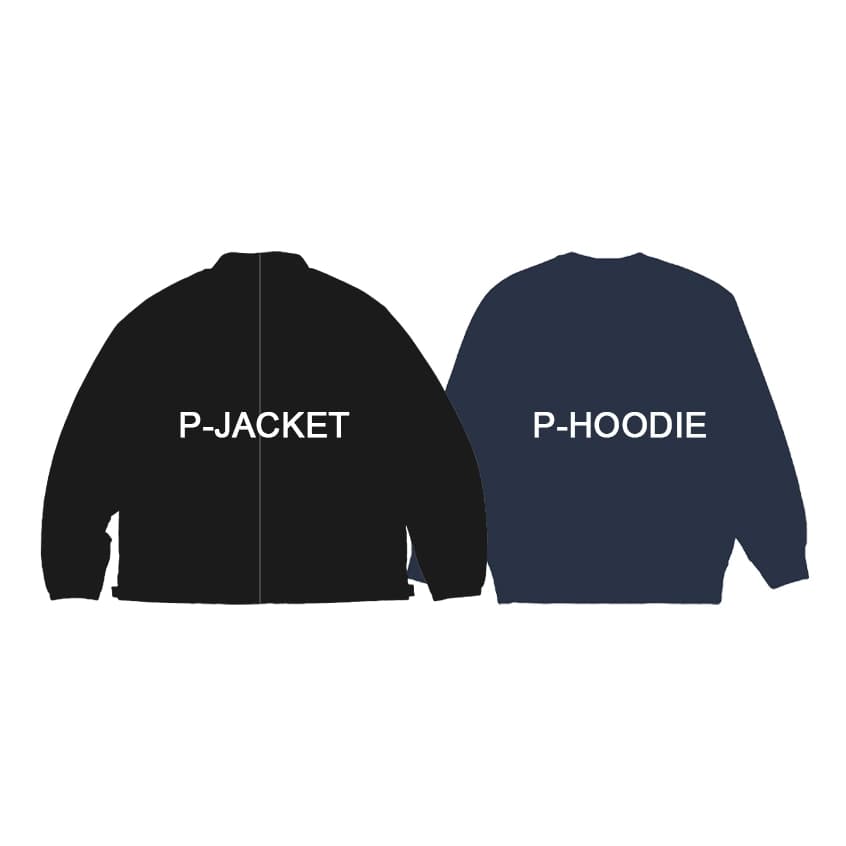 P3 APPLIQUE CREW Hoodie/Moto Shell Jacket - CNFans Spreadsheet catalog entry