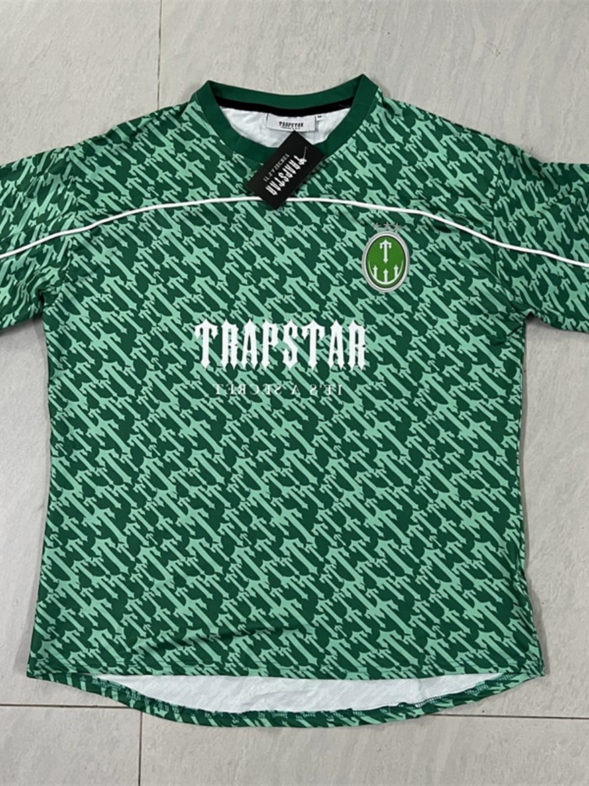 Trapstar Monogram Football Jersey summer loose casual quick-drying short-sleeved bottoming T-shirt - CNFans Spreadsheet catalog entry