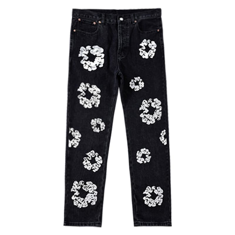 Park Jae FAN same FAN DENIM TEARS kapok washed ancient American DENIM pants men's high street ins - CNFans Spreadsheet catalog entry