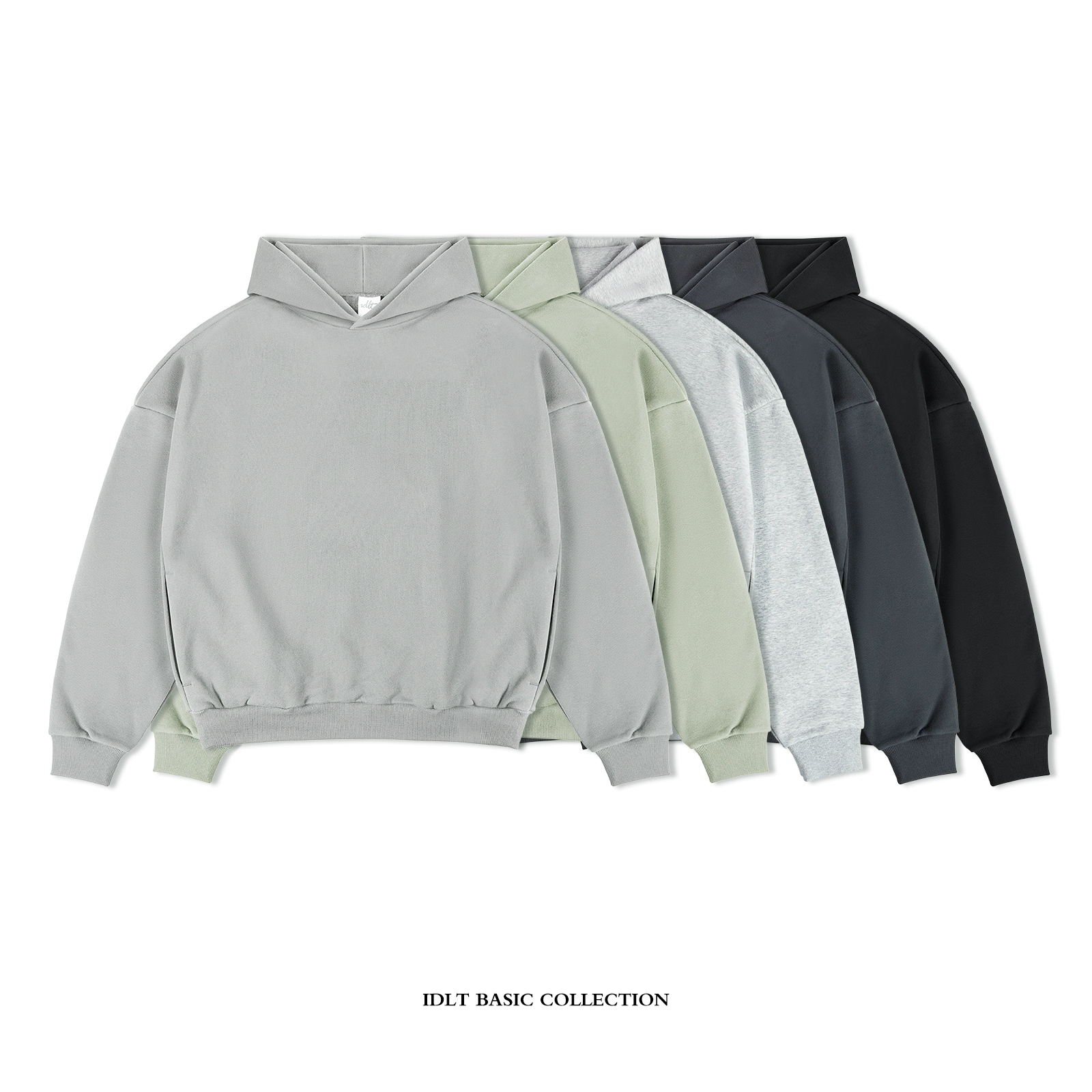 IDLT Profile Hoodie 400g Drop Shoulder Loose Sweater Cotton Basic Style Men and Women's Trend Original Street All-match ins - CNFans Spreadsheet catalog entry