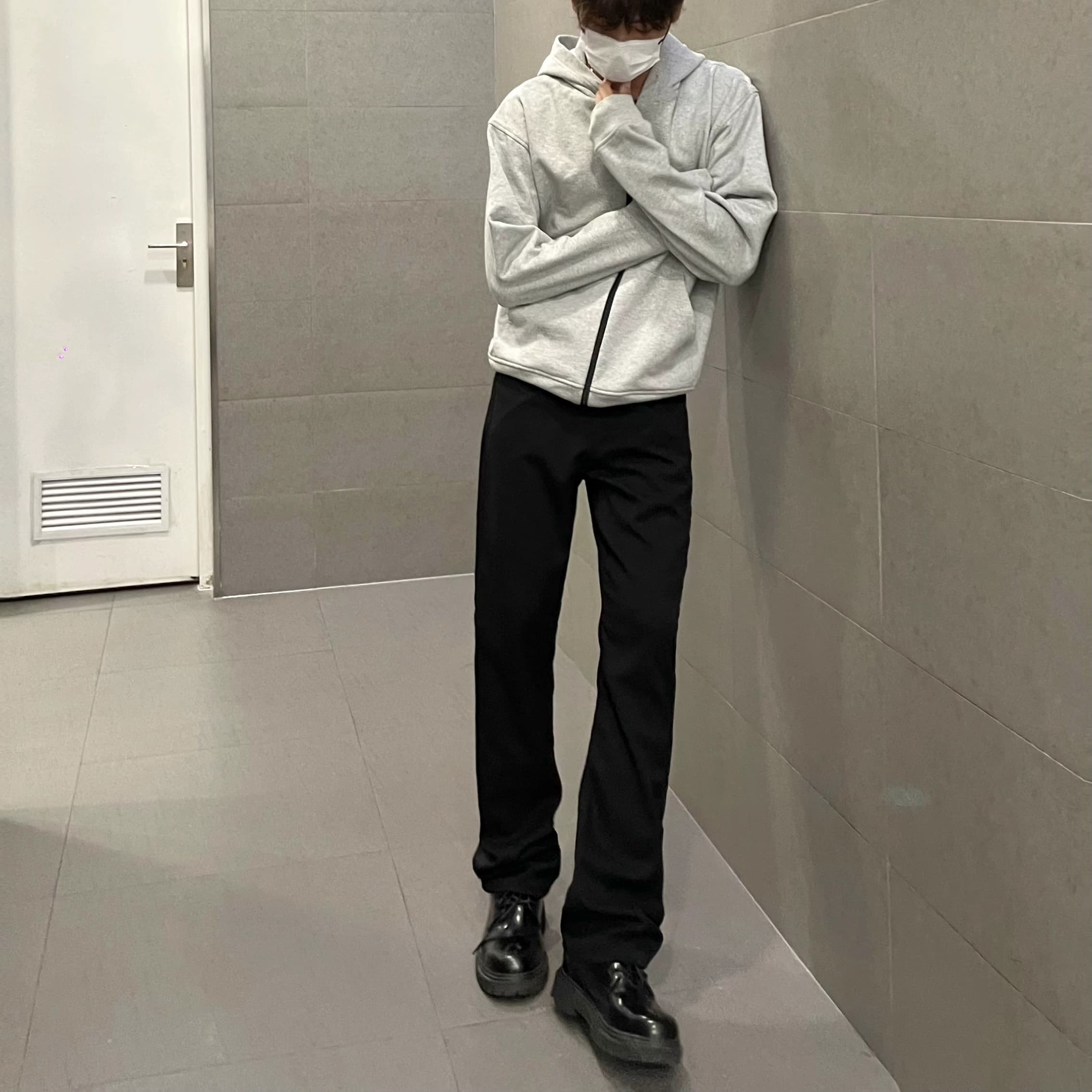 Independent vujade style flared trousers versatile casual trousers kenijima straight trousers men's cleanfit - CNFans Spreadsheet catalog entry