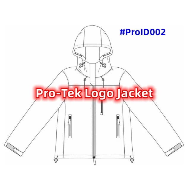 CPReps #ProID002 Pro-Tek Logo Plaque Hooded Jacket - CNFans Spreadsheet catalog entry