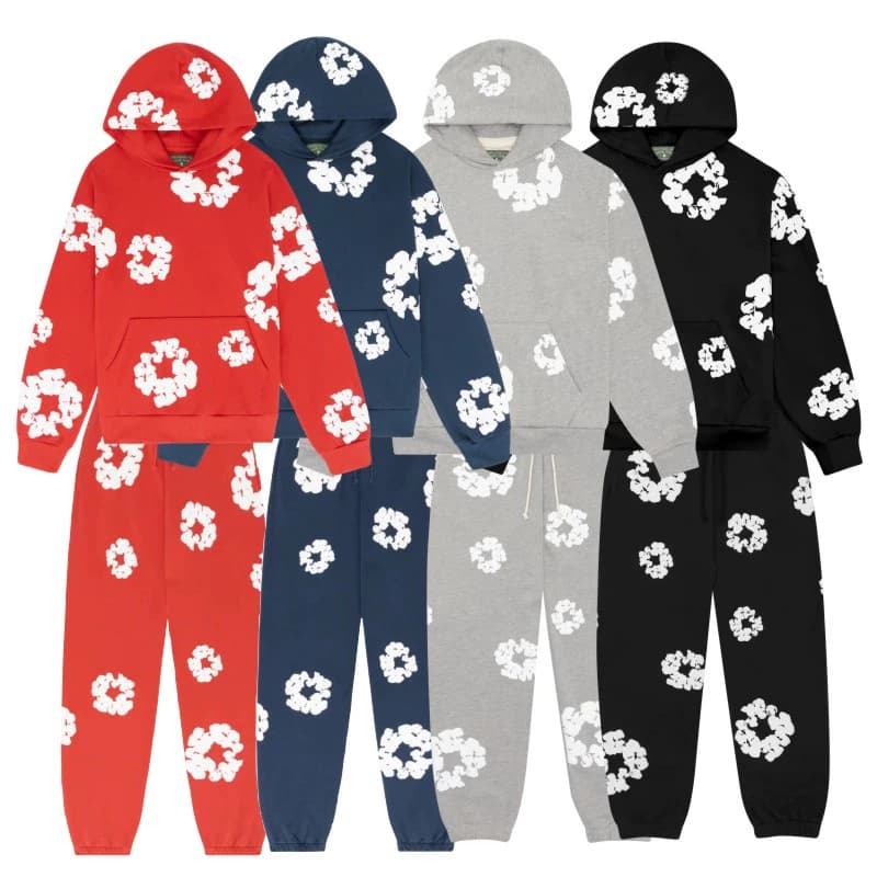 美式潮牌DENIM TEARS HOODIE木棉花卫衣男士秋冬季ins连帽衫女 - CNFans Spreadsheet catalog entry