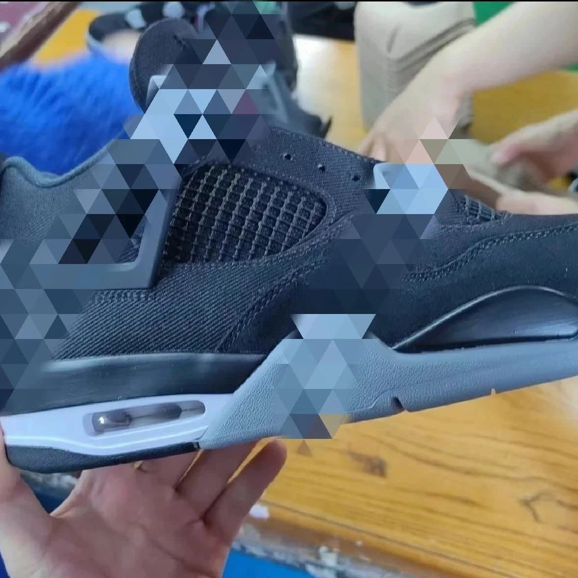 Air Jordan 4 Retro black canvas [GX] - CNFans Spreadsheet catalog entry