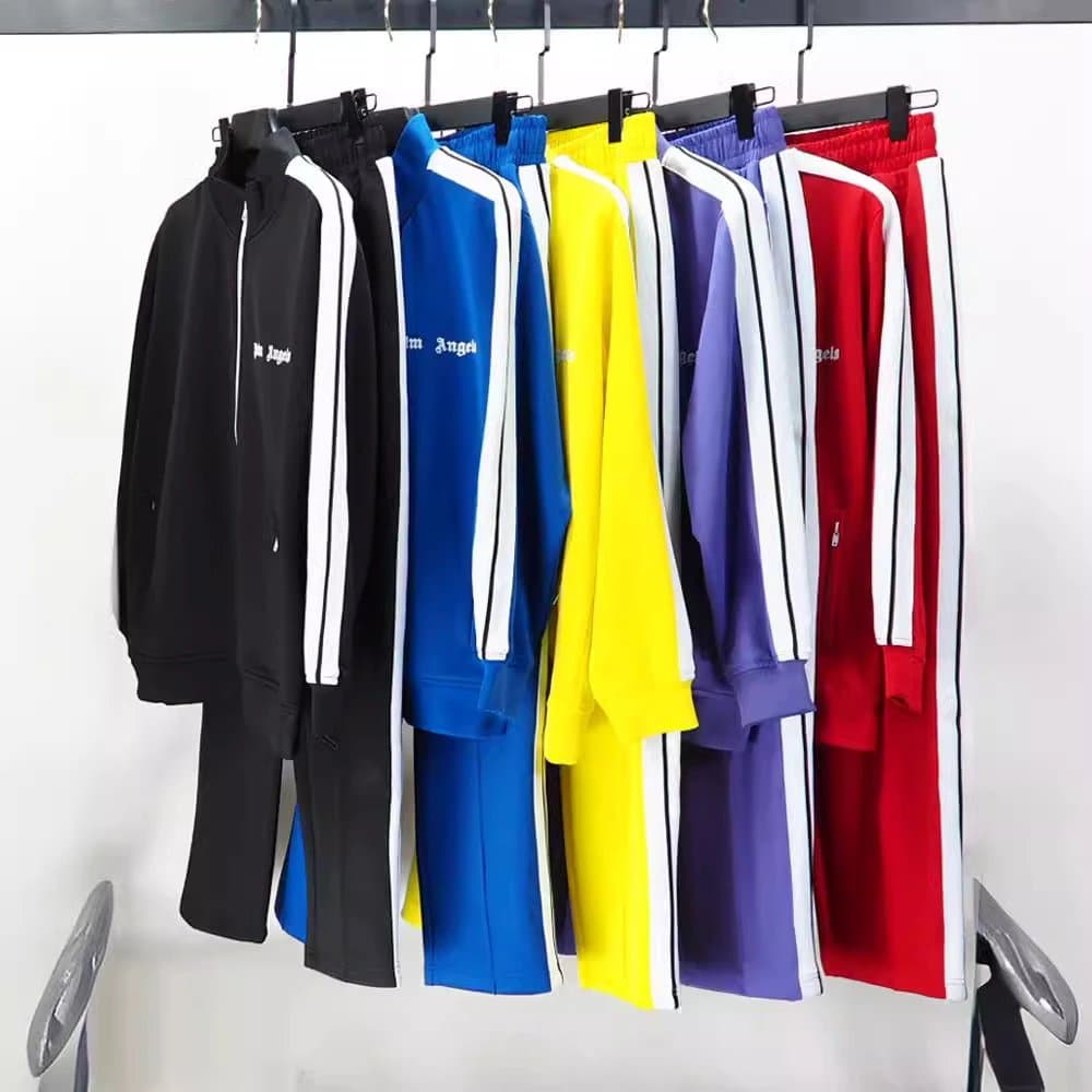 Correct version of trendy striped ribbon high street casual sports jacket couple suit foreign trade - CNFans Spreadsheet catalog entry