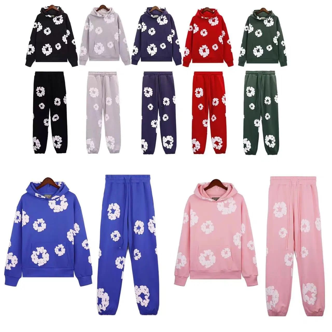 Fashion hooded sweatshirt suit cotton foam printing high quality - CNFans Spreadsheet catalog entry