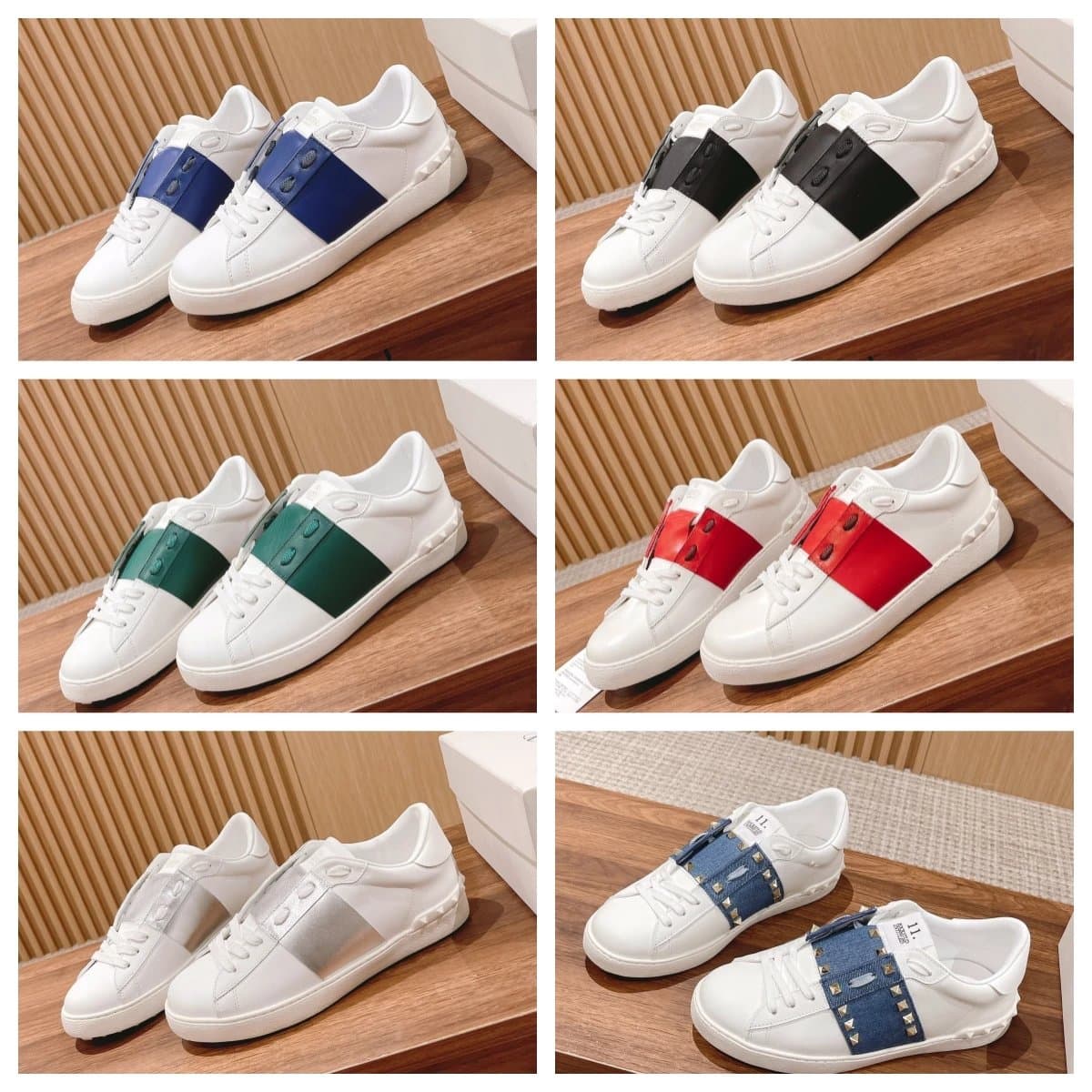 Classic rivet white shoes couple shoes men and women sports casual shoes J - CNFans Spreadsheet catalog entry