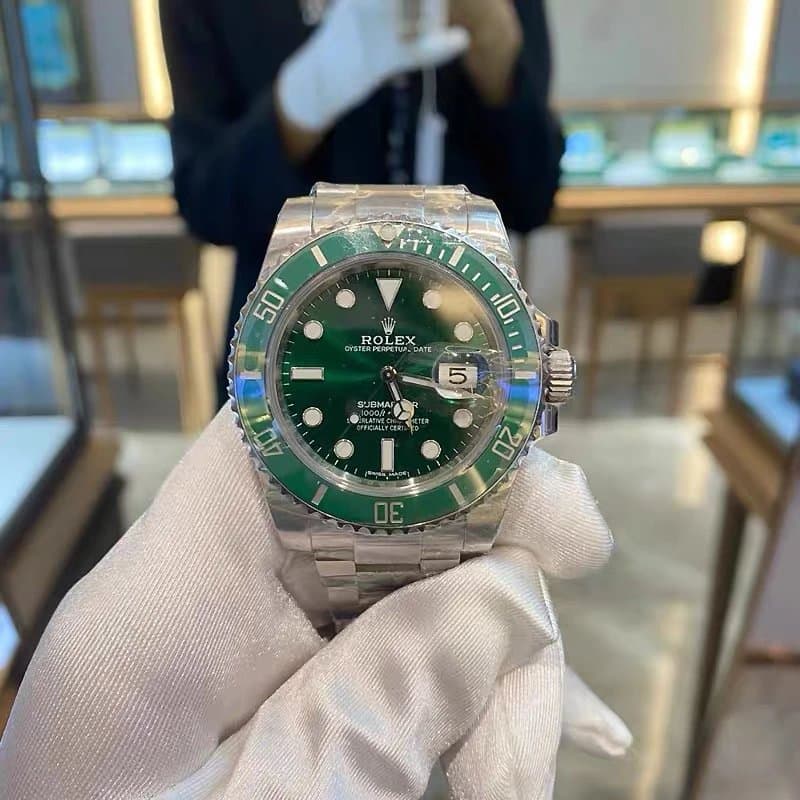 [Special offer] Rolex Green Submariner 41mm Black Submariner Rolex watch men's watch men's watch mechanical watch business waterproof luminous men's watch mechanical watch men's Submariner Rolex calendar mechanical watch watch mechanical watch men's gold watch steel strap watch sports watch birthday gift - CNFans Spreadsheet catalog entry