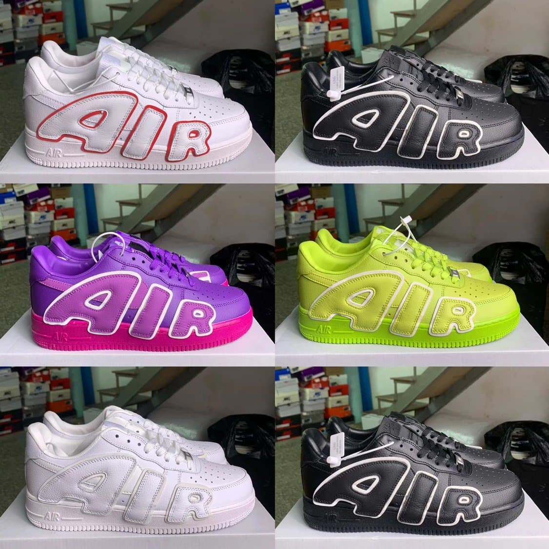 G Batch/CPFM x N A F 1&#39;07 Low 联名款 空军一号低帮休闲板鞋 - CNFans Spreadsheet catalog entry